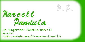 marcell pandula business card